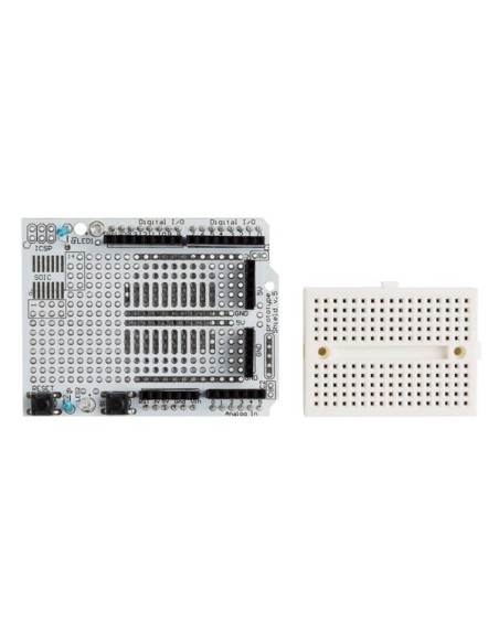 PROTOSHIELD PROTOTYPING BOARD WITH MINI BREADBOARD FOR ARDUINO® UNO