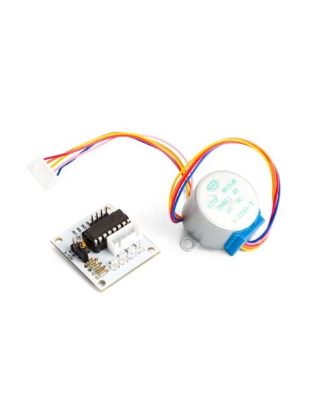 SCHRITTMOTOR MIT 5 VDC UND TREIBER-PLATINE ULN2003