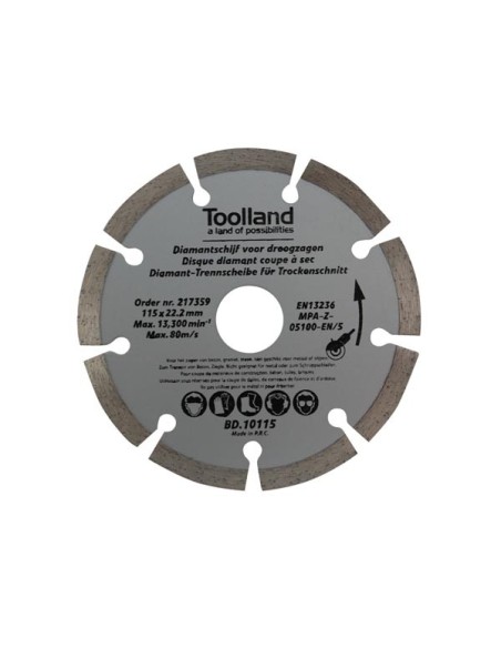 DIAMANT-TRENNSCHEIBE - 115 mm - SEGMENTIERT