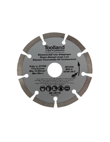 DISQUE DE DIAMANT - 125 mm - SEGMENTÉ