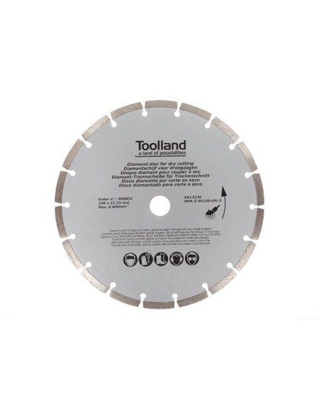 DIAMANT-TRENNSCHEIBE - 230 mm - SEGMENTIERT