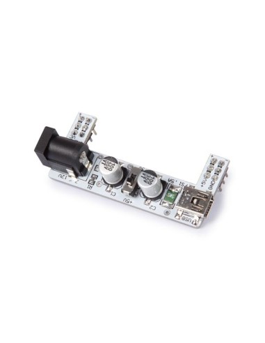 VOEDINGSMODULE VOOR BREADBOARDS - 2 KANALEN - 3.3 V/5 V