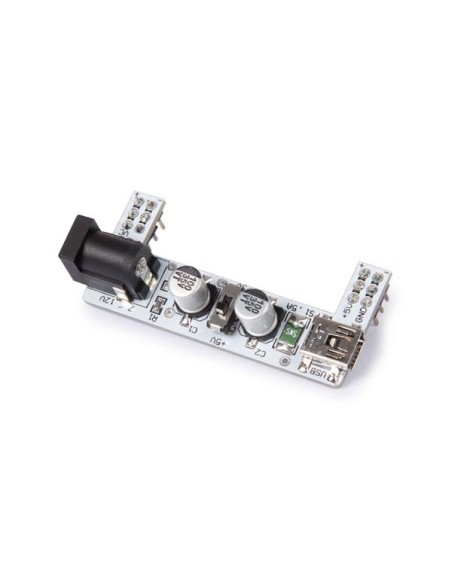 MODULE D'ALIMENTATION POUR BREADBOARD -  2 CANAUX - 3.3 V / 5 V