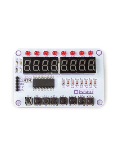 TM1638 MODULE AVEC AFFICHEURS ET BOUTONS