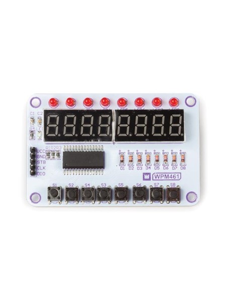 TM1638 MODULE AVEC AFFICHEURS ET BOUTONS