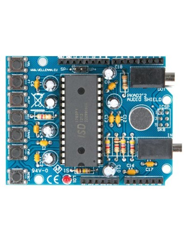 AUDIO-OPNAME SHIELD VOOR ARDUINO®