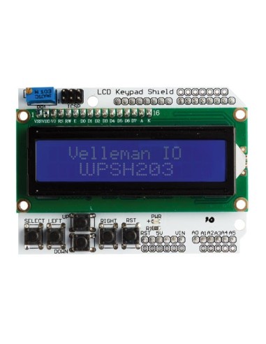 LCD-SHIELD EN TOETSENBORD VOOR ARDUINO® - LCD1602