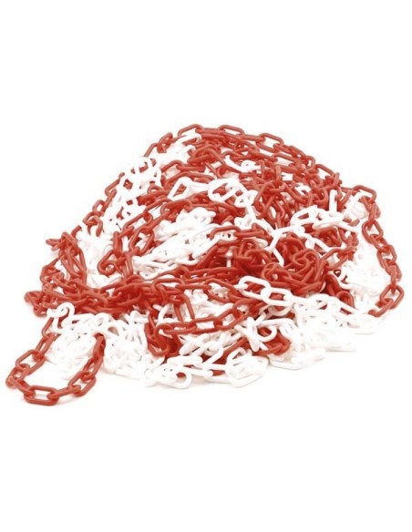 RED/WHITE CHAIN - 25 m