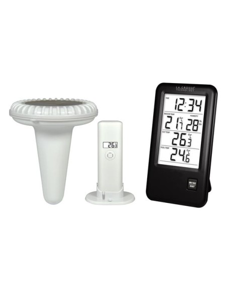 LA CROSSE - BUITEN- EN ZWEMBADTHERMOMETER