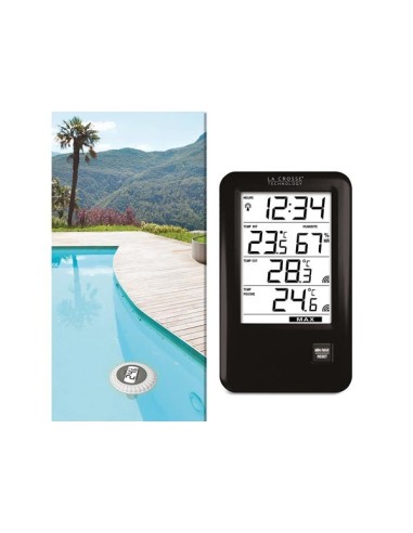 LA CROSSE - BUITEN- EN ZWEMBADTHERMOMETER