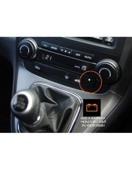 MONITOR FÜR 12V-AUTOBATTERIE