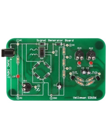 Oscilloscope Tutor board