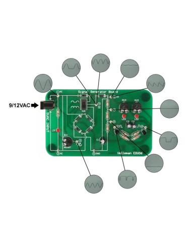Oscilloscope Tutor board