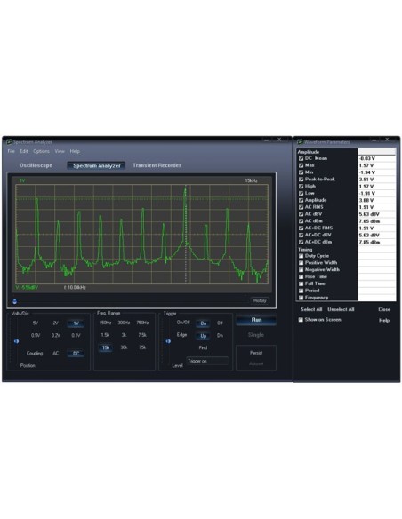 Educatieve oscilloscoopkit voor PC