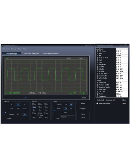 Educatieve oscilloscoopkit voor PC