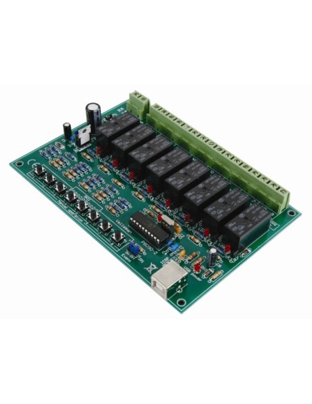 8-KANAALS USB RELAISKAART