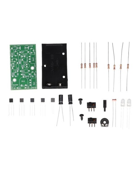 HELDER KNIPPERLICHT MET TWEE RODE LEDs