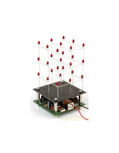 3D LED-WÜRFEL 3 x 3 x 3