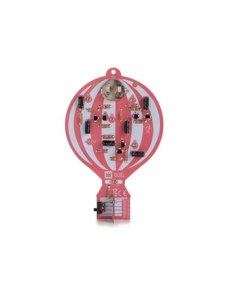 Heißluftballon im Retro-Design - Lern-Bausatz zum Löten