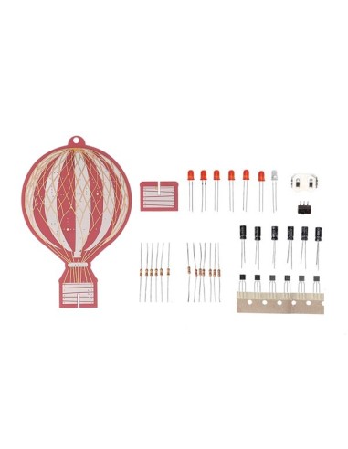 Heißluftballon im Retro-Design - Lern-Bausatz...