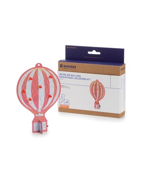 Heißluftballon im Retro-Design - Lern-Bausatz zum Löten