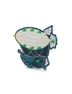 Retro Zeppelin - Educatieve Soldeerkit