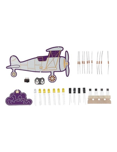 Retro Biplane - Educational Soldering Kit