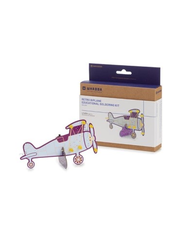Biplan Rétro - Kit de Soudage Éducatif