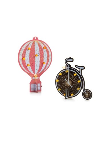 Set de 2 Kits de Soudage - Montgolfière Rétro & Vélo Rétro