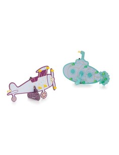 Set de 2 Kits de Soudage - Sous-Marin Rétro & Biplan Rétro