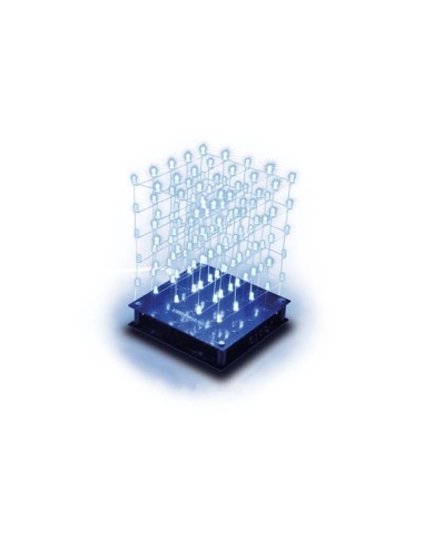 3D-LED-CUBE 5 x 5 x 5 (BLAUE LEDs)