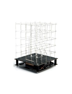 3D LED-KUBUS - 5 x 5 x 5 (BLAUWE LED) 2
