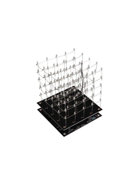 CUBE Á LED 3D - 5 x 5 x 5 (LED BLANC)