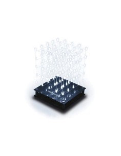 3D LED-KUBUS - 5 x 5 x 5 (WITTE LED) 2