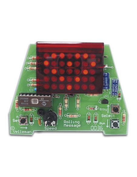 LAUFSCHRIFT MIT 35 LED-GRAFIKDISPLAY