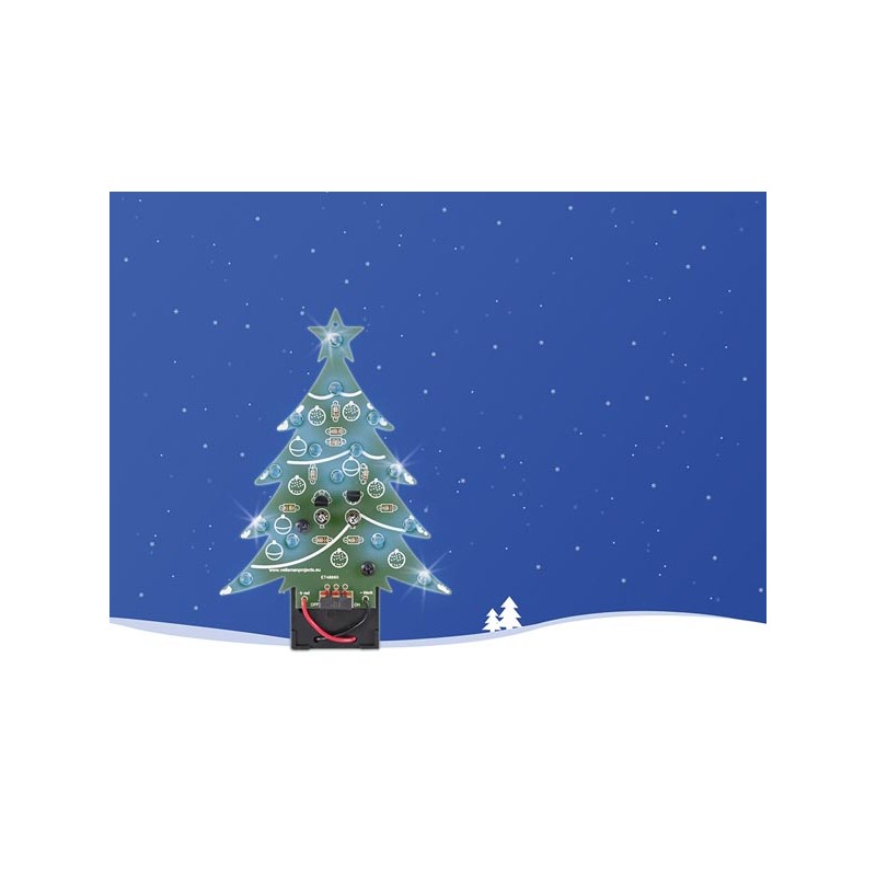 BLUE LED CHRISTMAS TREE