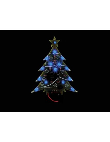 SAPIN DE NOËL À LED - BLEU - INTERRUPTEUR ON/OFF