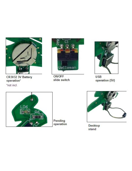 SMD-WEIHNACHTSBAUM MIT USB-ANSCHLUSS