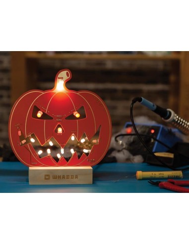 XL-Lötbausatz - Halloween-Kürbis