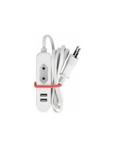 BLOC MULTIPRISE - 1 PRISE EURO ET 2 PORTS USB - IDÉAL EN...