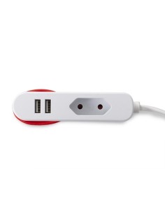 BLOC MULTIPRISE - 1 PRISE EURO ET 2 PORTS USB - IDÉAL EN... 2