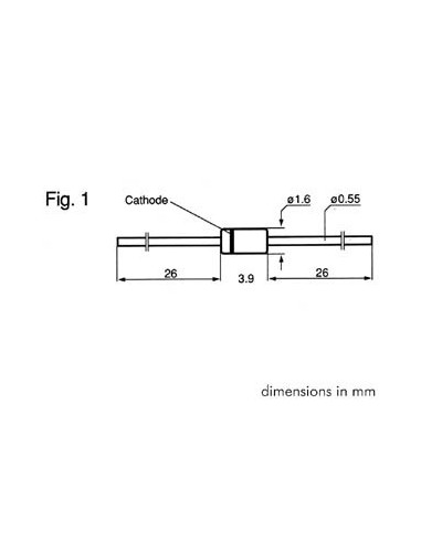 DIODE ZENER 2V4 - 500mW