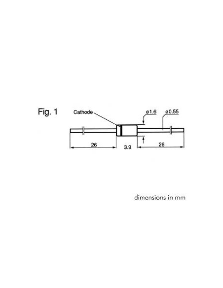 ZENER DIODE 6V8 - 500mW