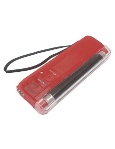 MINI-UV-RÖHRE + TASCHENLAMPE / ROT