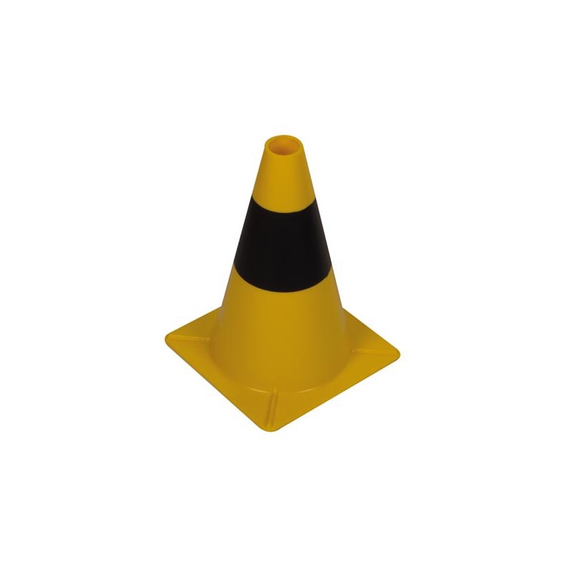Yellow/black cone - 30 cm