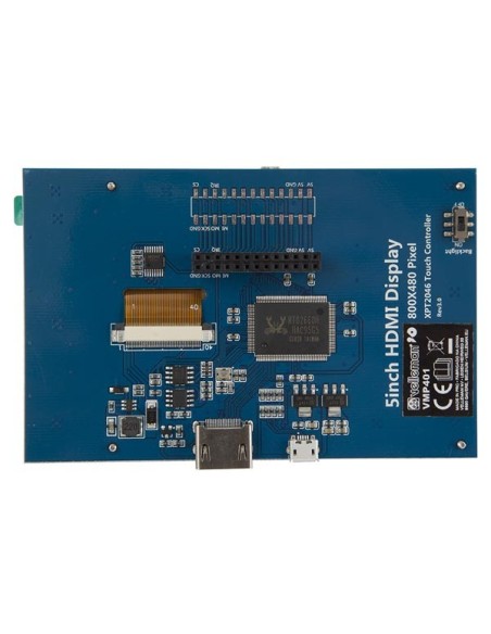 5" 800 x 480 HDMI-B TOUCHSCREEN FOR RASPBERRY PI®