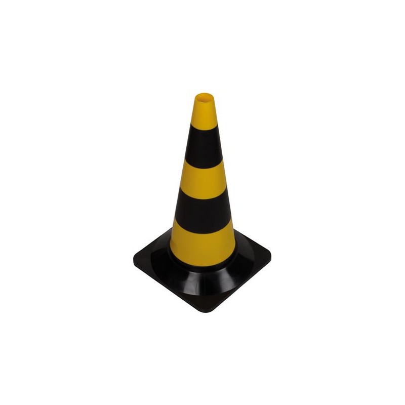 Yellow/black cone - 50 cm