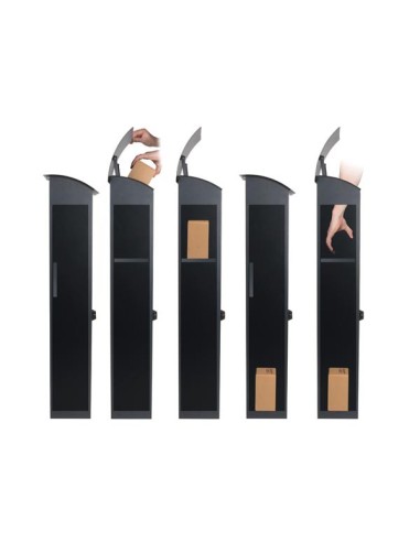 PARCEL DROP BOX - HELSINKI - DARK GREY