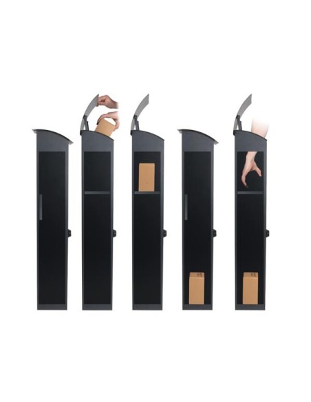 PARCEL DROP BOX - HELSINKI - DARK GREY