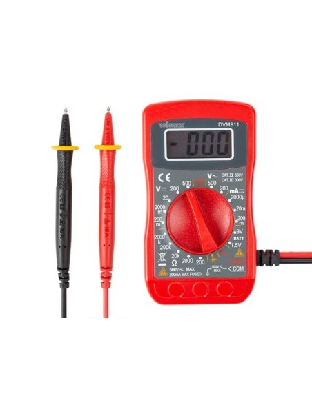 DIGITAL MULTIMETER - CAT II 500 V / CAT III 300 V - 1999 COUNTS